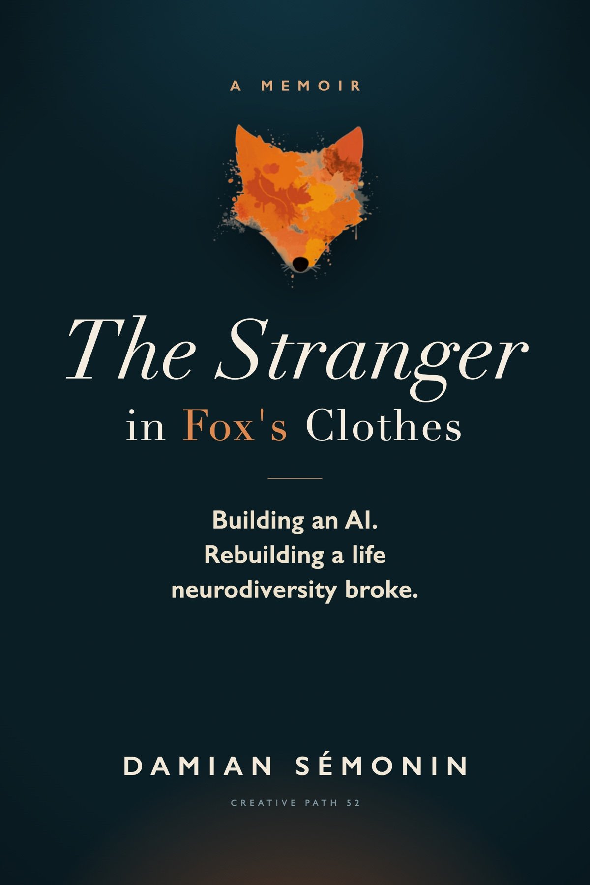Book cover — The Stranger in Fox’s Clothes, by Damian Sémonin