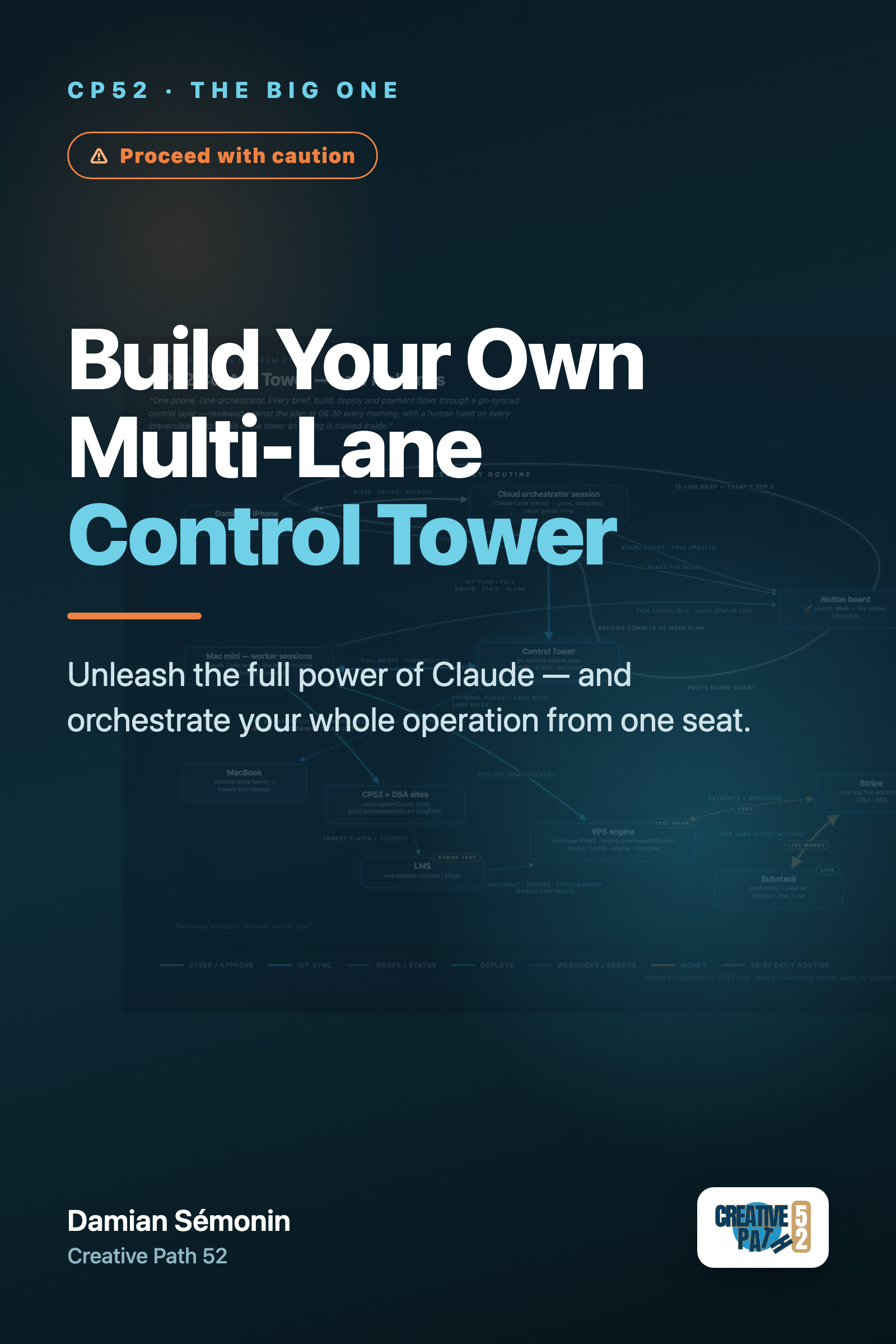 Cover — Build Your Own Multi-Lane Control Tower, a Creative Path 52 technical paper by Damian Sémonin